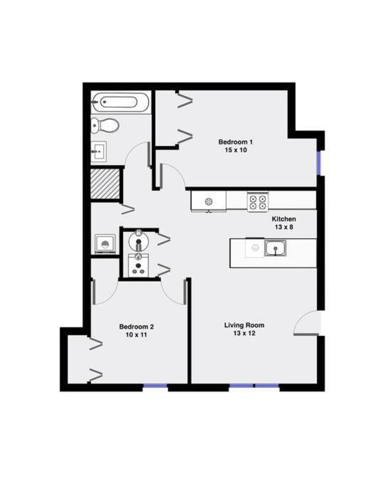 Suite 1 On Southport 4 Queen Beds 시카고 외부 사진